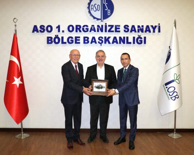 ASO METES Heyetinden ASO 1. Organize Sanayi Bölgesi Yönetimine Hayırlı Olsun Ziyareti
